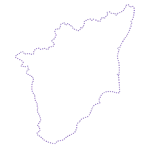 Map of Tamil Nadu